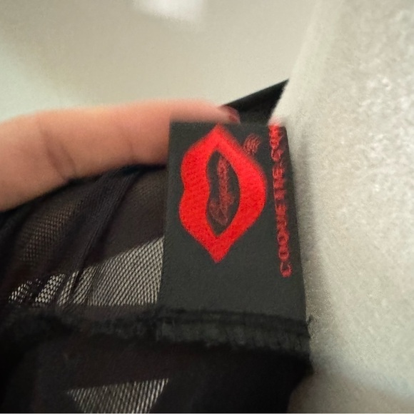 Coquette goth glam dark fairy lingerie slip - Picture 5 of 6